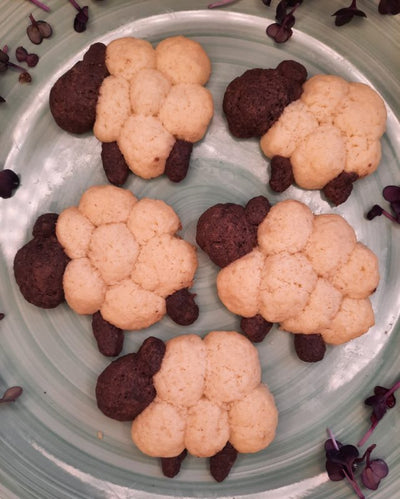 zuckersüße Schäfchen-Kekse