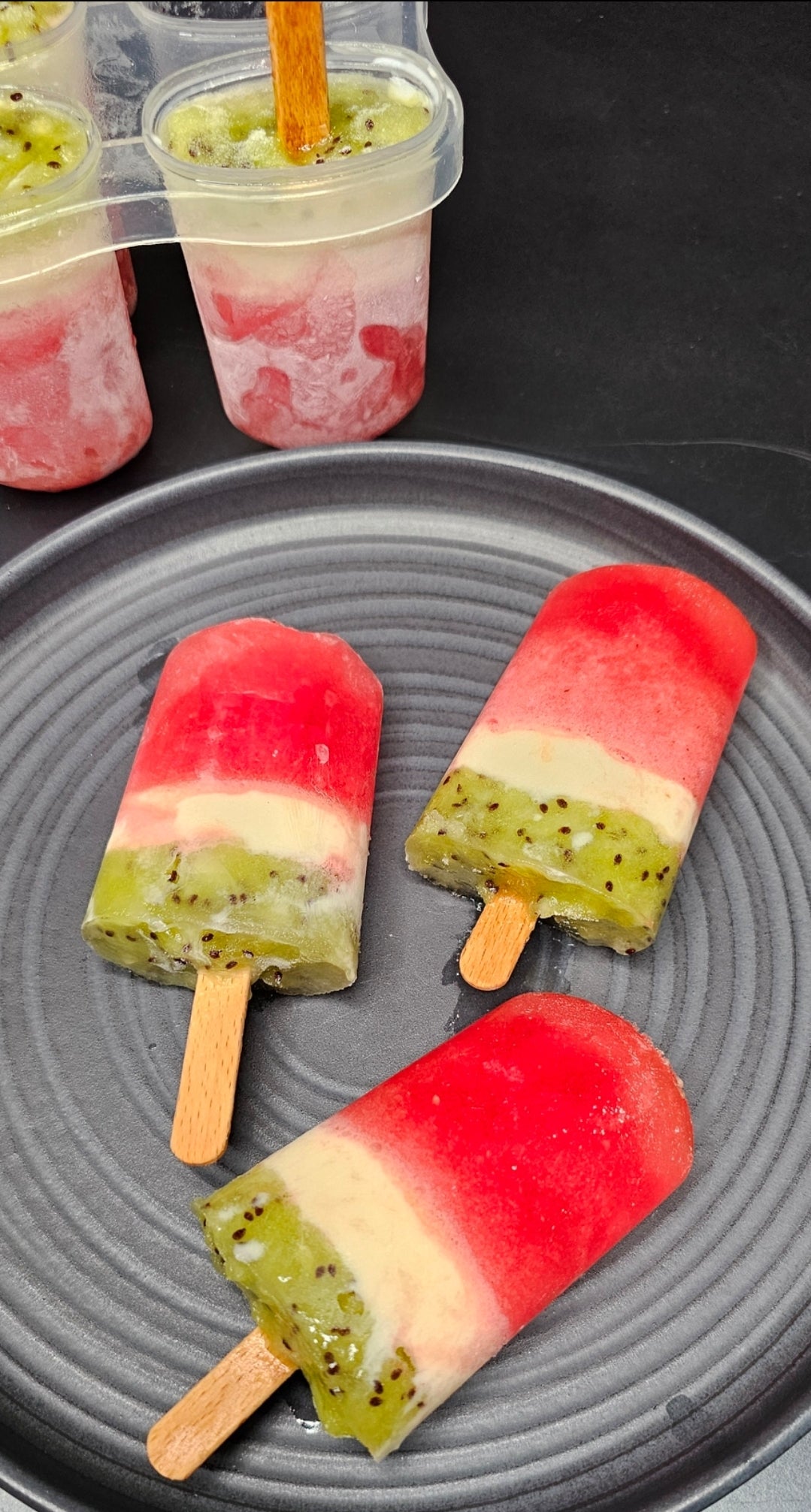 Fruchtiges Wassermeloneneis