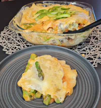 Superleckere Spargel-Lasagne