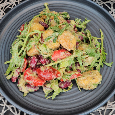 Chrunchiger Gnocchi-Salat