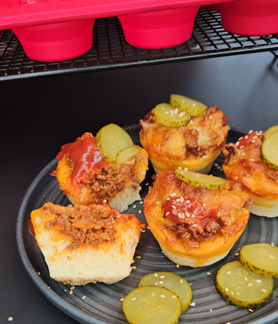 geniale Cheeseburger-Muffins