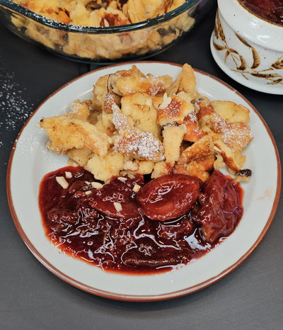 Kaiserschmarrn mit Zwetschgenröster