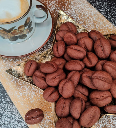 Kaffeebohnen-Plätzchen