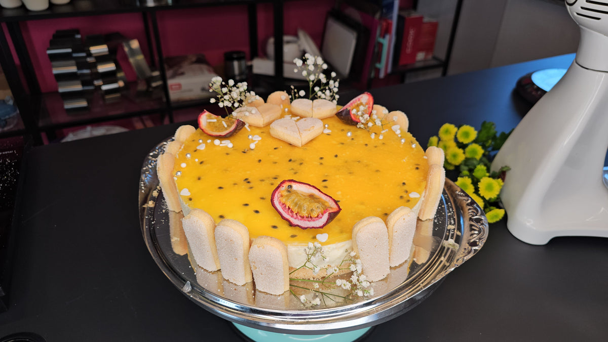 No-Bake Mango-Maracuja-Torte