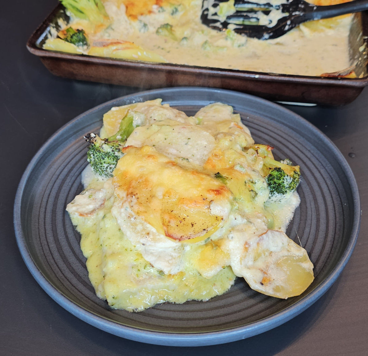 Fischfilet‑Schlemmerblech aus dem Ofen