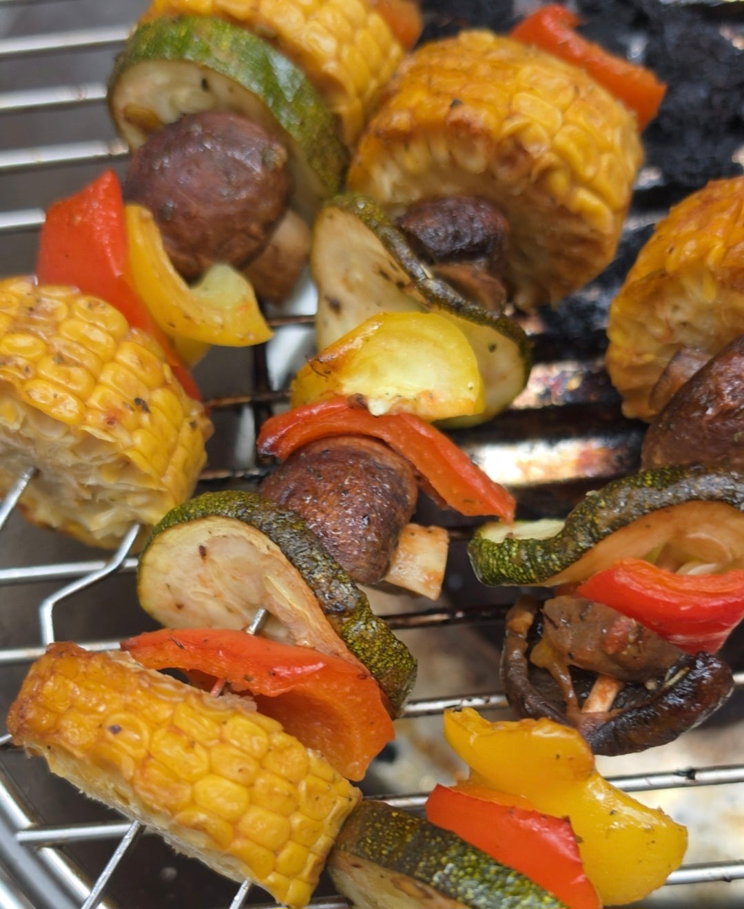 Mediterrane Gemüsespieße mit fruchtiger Kräutermarinade