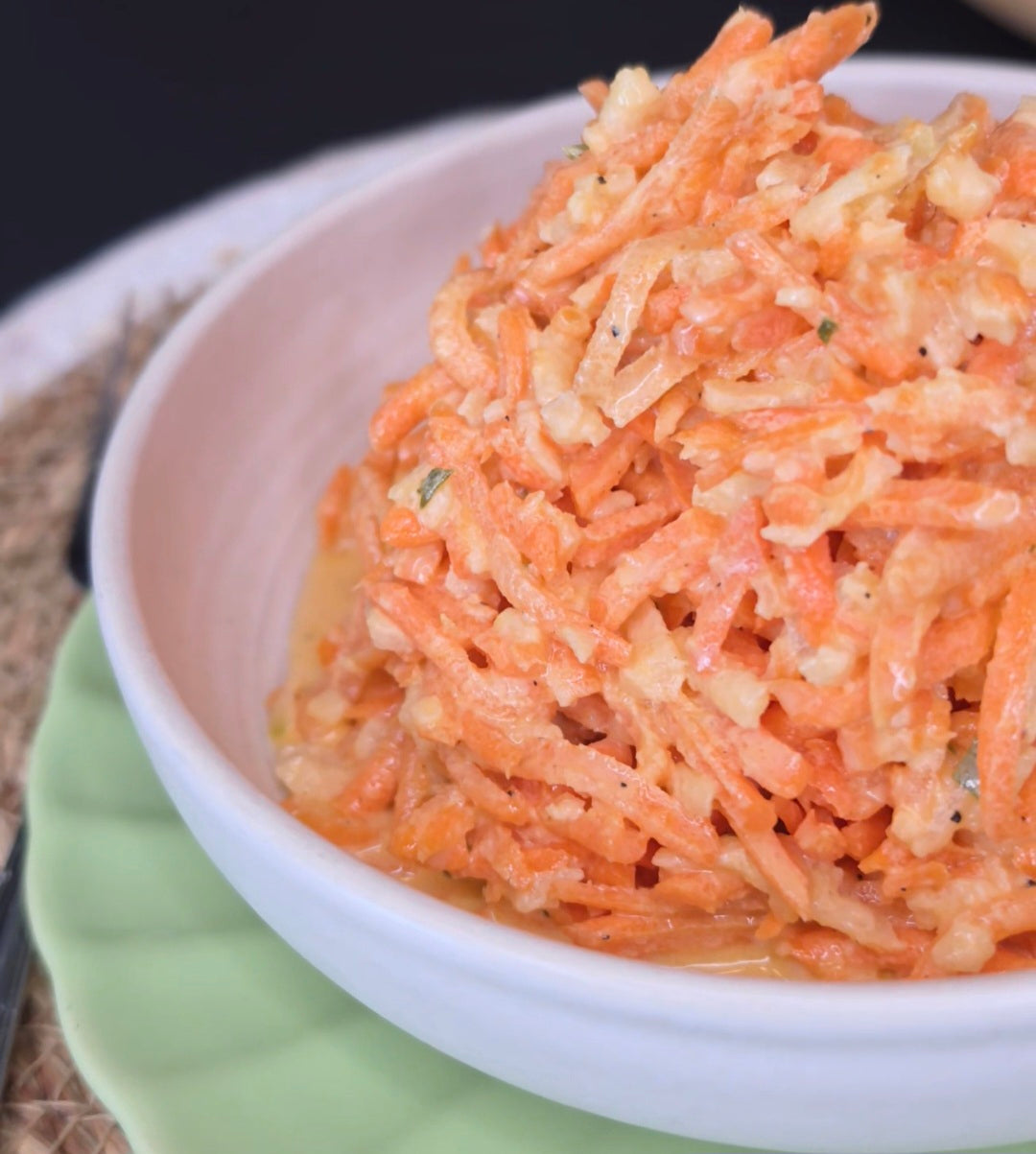Karottensalat mit Apfel