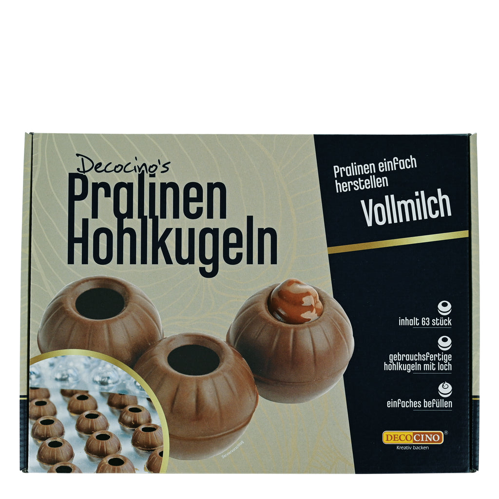 Pralinen-Hohlkörper Vollmich-Schokolade (63 St.)