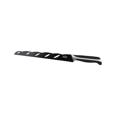 Schwarzes Edelstahl Brotmesser (Klinge 28 cm)
