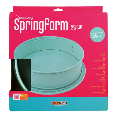 SET: Springform Mint Edition (Ø 28cm) + Torteneinteiler + Tortenretter