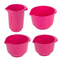 SET electric pink: Rühr- und Servierbecher (1,0l + 1,5l + 2,0l + 4,0l)