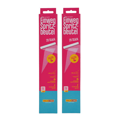 Sparset Einwegspritzbeutel (2x 20 Stück)