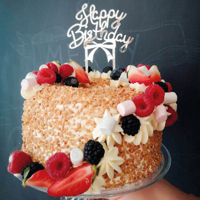 Cake Topper Happy Birthday