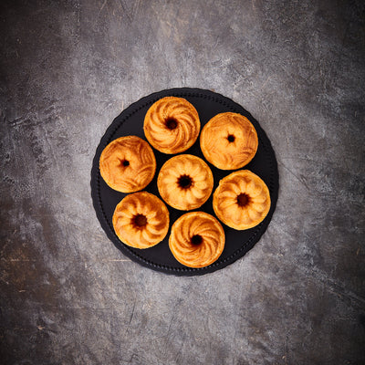 Aluguss-Gugelhupfblech 12fach Violet Ø 8cm