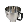 Profi Rührschüssel Brushed Steel kompatibel mit Kitchenaid 4,8l
