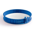 Quicheform mit Silikonring und Porzellanboden blau (Ø 26cm)