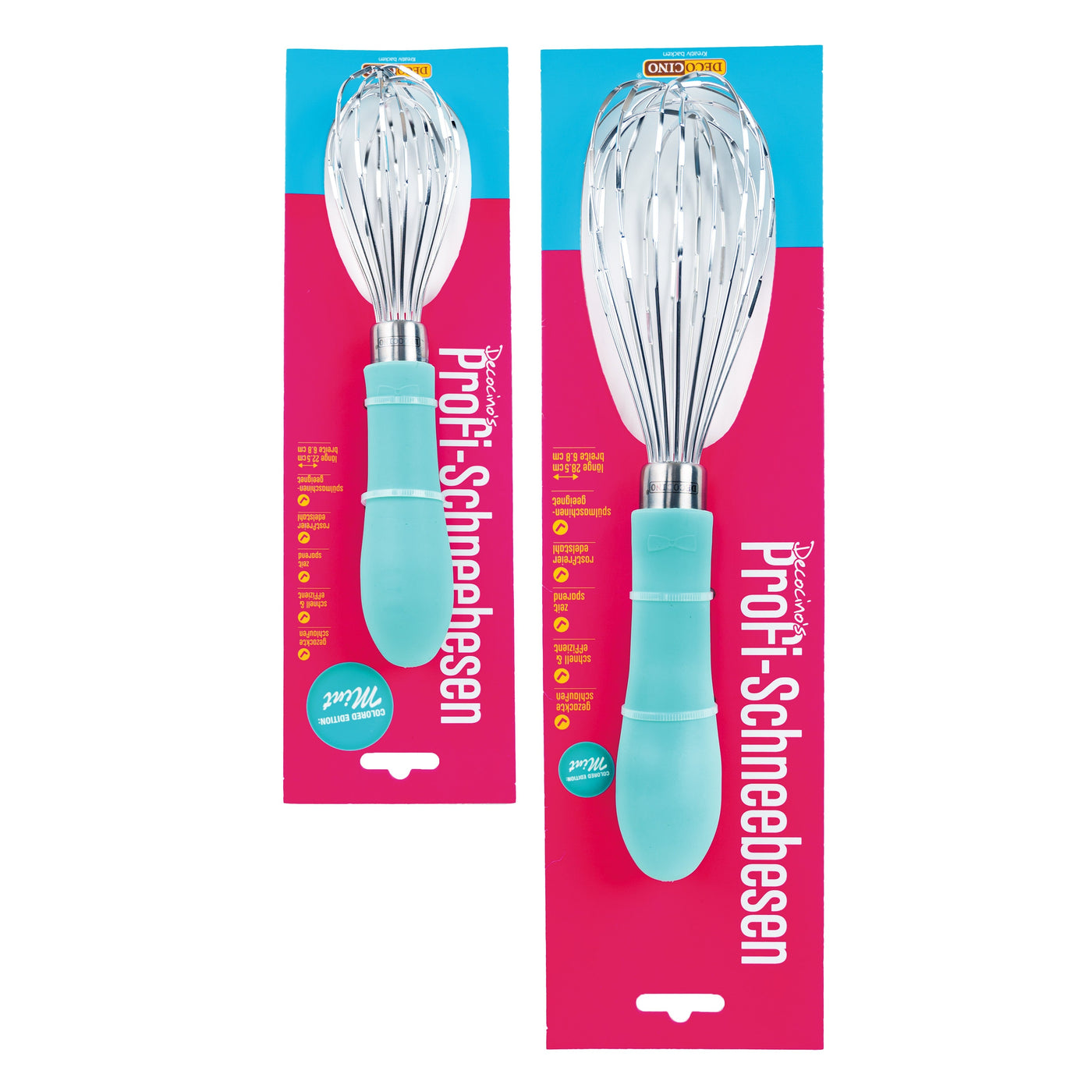 SET: Profi-Schneebesen groß und klein